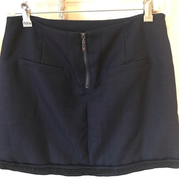 ANANY skirt size large. Navy blue. Fits smaller. New with tags. - Picture 2 of 3